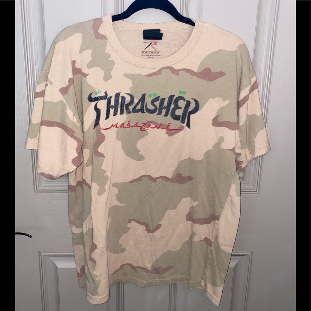 Thrasher Camo Style T-Shirt - XL